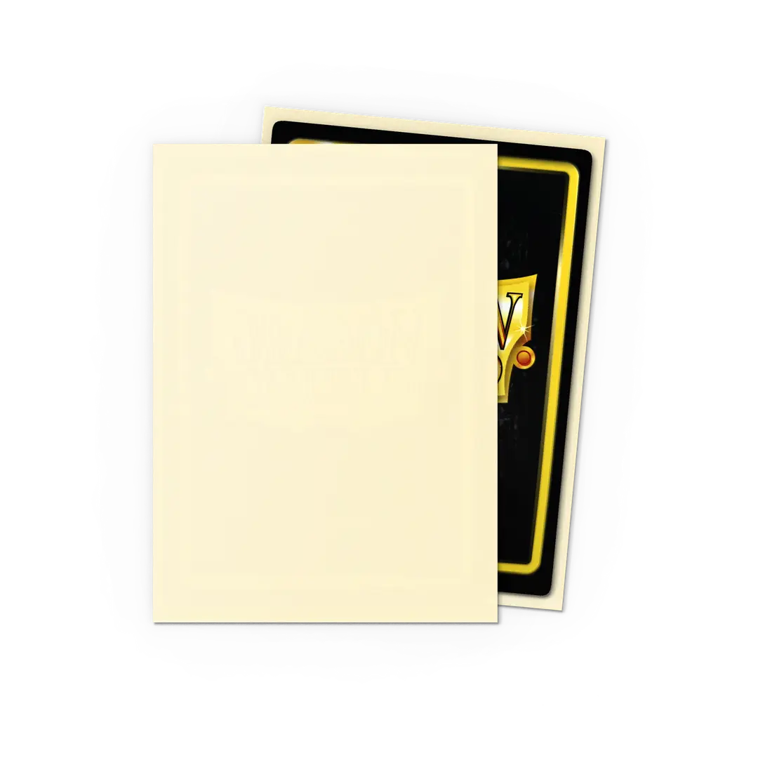 Dragon Shield Ivory Matte Sleeves back - Standard