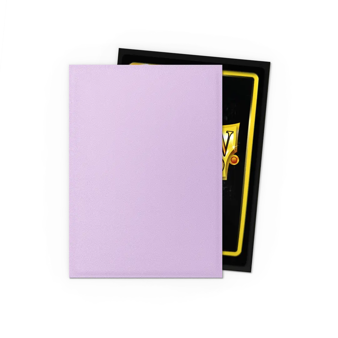 Dragon Shield Orchid Dual Matte Sleeves back - Standard