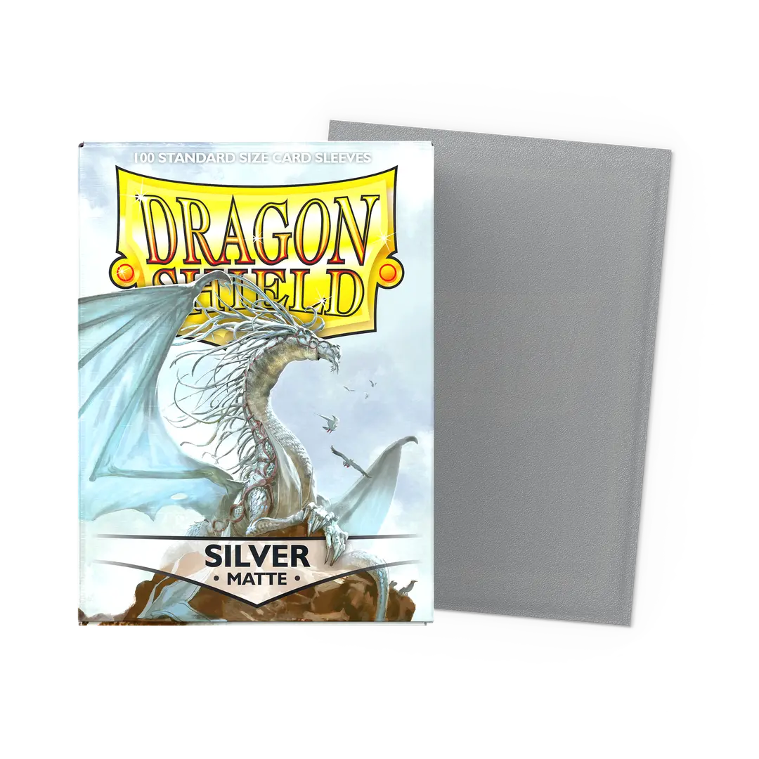 Dragon Shield Silver Matte Sleeves box - Standard