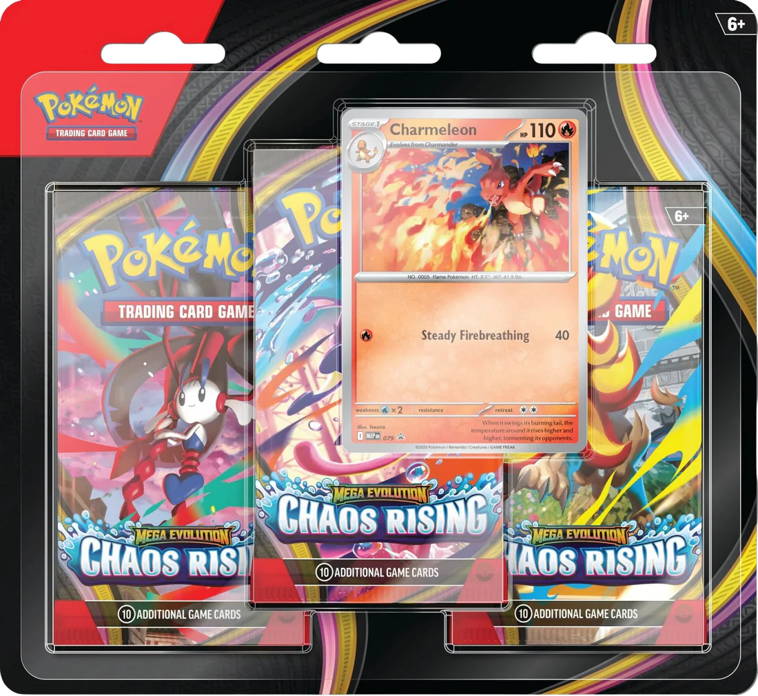 Pokémon: Chaos Rising 3-Pack Blister