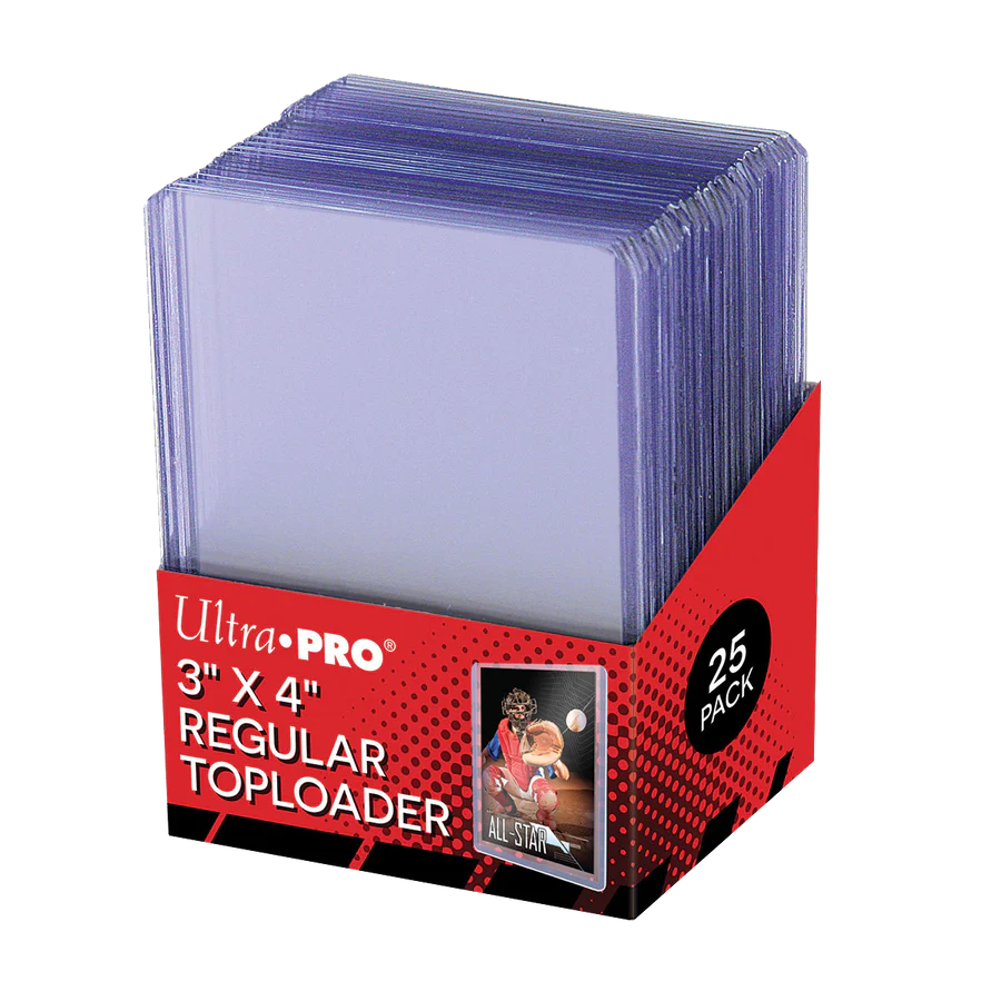 Ultra Pro Regular Toploader Clear - 25 pack box