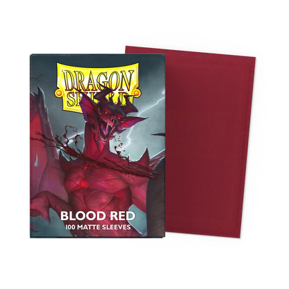 Dragon Shield Blood Red Matte Sleeves box - Standard