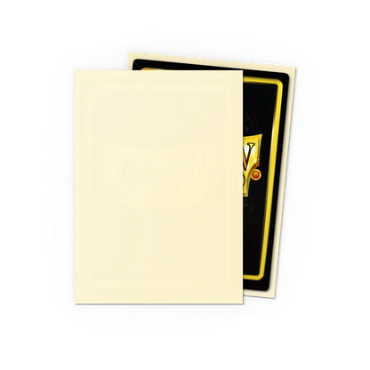 Dragon Shield Ivory Matte Sleeves back - Standard