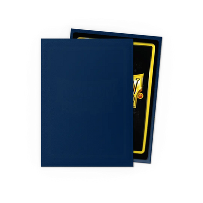 Dragon Shield Midnight Blue Matte Sleeves back - Standard