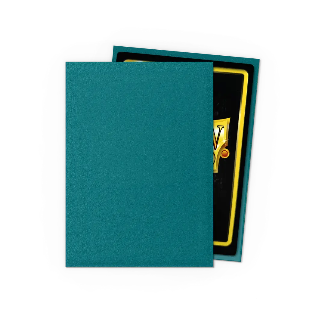 Dragon Shield Petrol Matte Sleeves back - Standard