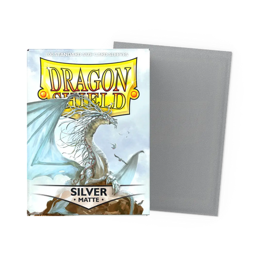 Dragon Shield Silver Matte Sleeves box - Standard