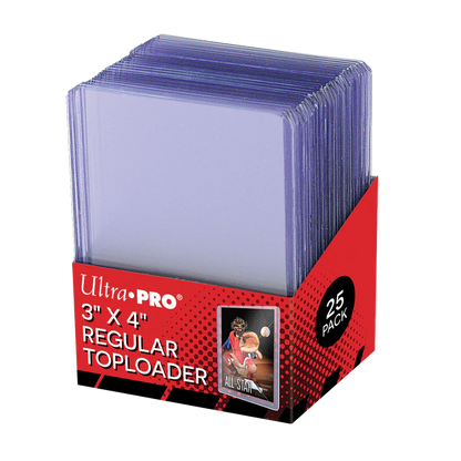 Ultra Pro Regular Toploader Clear - 25 pack box